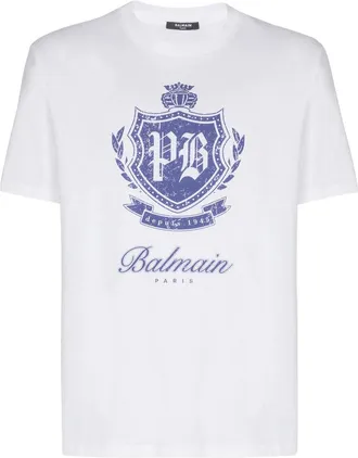 Balmain Emblem-print T-shirt