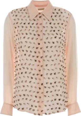 Dries Van Noten Pastel Pink Viscose Chowy Shirt