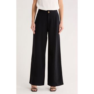 Parker Wide Leg Pants in Rich Black at Nordstrom Rack, Size 0