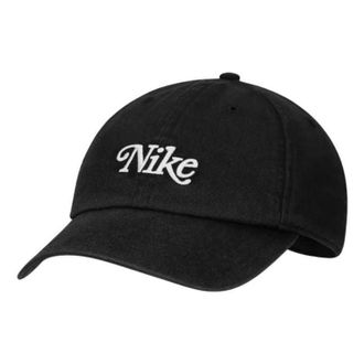 Nike Heritage 86 Washed Strapback Golf Hat Black DH1637-010