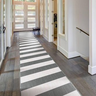 Runrug Carpet Runner Rug - Indoor/Outdoor, Reversible, 2mm - Long Island in Grey | Size: 60 cm x 420 cm