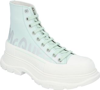 Alexander McQueen Alexander McQueen Tread Slick Boots Lichtgroen Graffiti