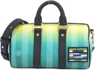 Louis Vuitton Vintage, unisex, Groen, ONE Size, Pre-owned Boston Bag