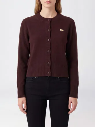 Maison Kitsun&eacute; Chillax Fox Logo Patch Merino Wool Cardigan