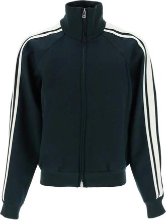 Bottega Veneta Wollen jack met hoge kraag en ritssluiting - Heren - Vesten met rits - Groen - S - Wol - Hoodies & sweatvesten