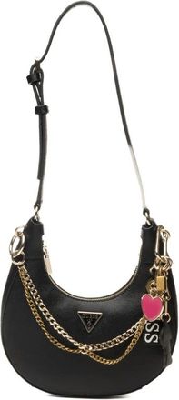 Guess Tassen, Dames, Zwart, ONE Size, Davina Schoudertas