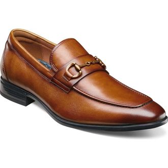 Florsheim Zaffiro Mock Toe Bit Loafer in Saddle Tan at Nordstrom, Size 10.5