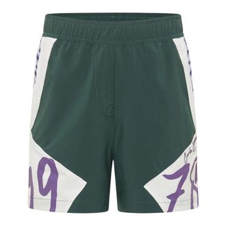 Carlo Colucci Match Point Shorts - Heren - Korte Broeken - Groen - 2XL - Polyester - Korte Broeken