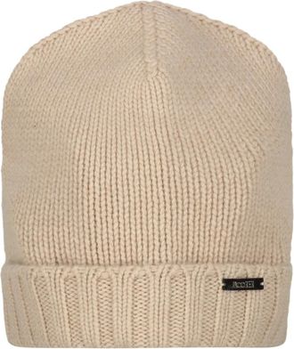 Moorer Berretto a coste - - Accessories - Donna - Beige - ONE SIZE