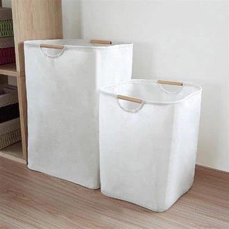 OEM Cesta Plegable - Organizador De Ropa - Almacenamiento Dom&eacute;stico - Gran Capacidad - 30x30x40cm - Blanco