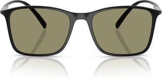 Giorgio Armani Black 0ar8231u Glossy Square Sunglasses
