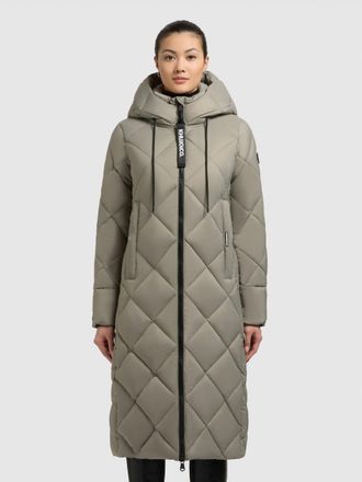 Khujo Steppmantel KHUJO CILIA, Damen, Gr. XXL (44), witcher gr&uuml;n, Steppware, Obermaterial: 100% Nylon. Futter: 100% Nylon. Wattierung: 100% Polyester, unifa