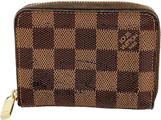 Louis Vuitton Ebene Coin Purse/Coin Case (Pre-Owned)