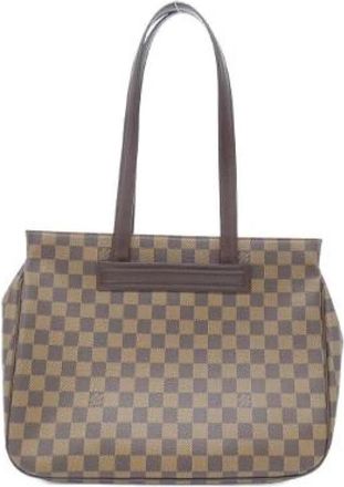 Louis Vuitton Pre-owned Tote Bags, female, Brown, Size: ONE SIZE Pre-owned Canvas Tote Bag