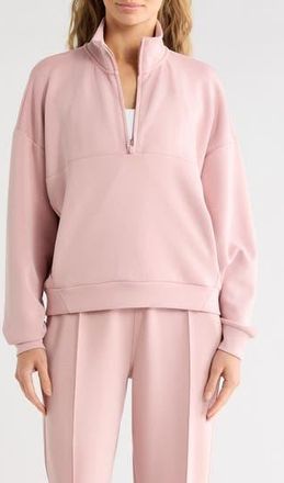 90 Degree by Reflex Highland Softlite Sweatshirt in Blush Silk at Nordstrom Rack, Size X-Small