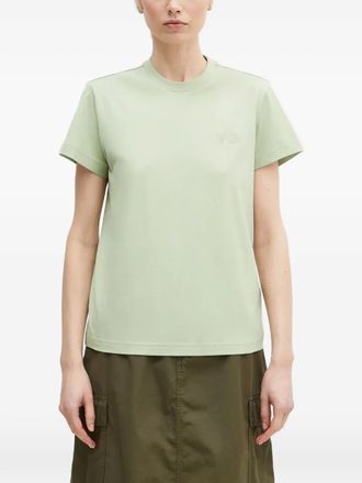 Yohji Yamamoto T-shirt met logo - Groen