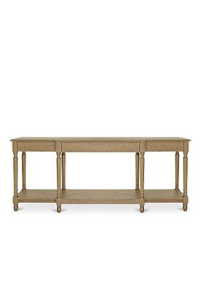 Anthropologie Martha Oak Console Table