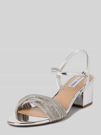 Steve Madden Sandalette mit Strasssteinbesatz Modell ISMERIA in Silber, Gr&ouml;&szlig;e 36