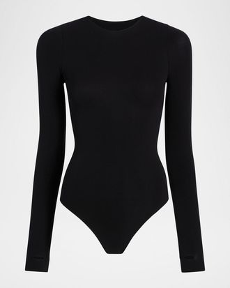 Commando Ballet Long-Sleeve Crewneck Bodysuit