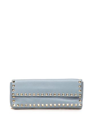 Valentino Garavani 2000-2017 Nappa Rockstud Bangle clutch bag - women - Nappa Leather - One Size - Blue
