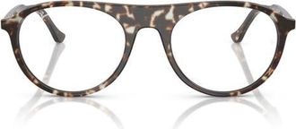 Ray-Ban 53mm Square Optical Glasses in Yellow at Nordstrom