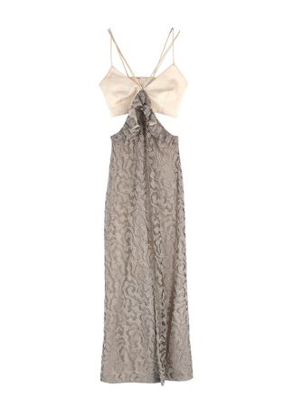 Markarian Grey Pegasus Maxi Dress