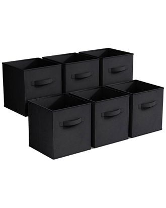 Sorbus 11In 6 Pack Foldable Storage Cubes