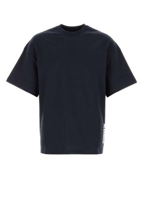 Jil Sander Navy Blue Logo T-Shirts