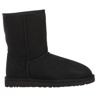UGG Classic Short Suede Mens Ankle Boots - Black - Size:UK 10