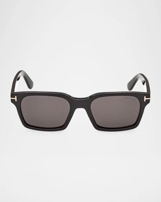 Tom Ford Men & apos;s Hayden-02 Acetate Square Sunglasses