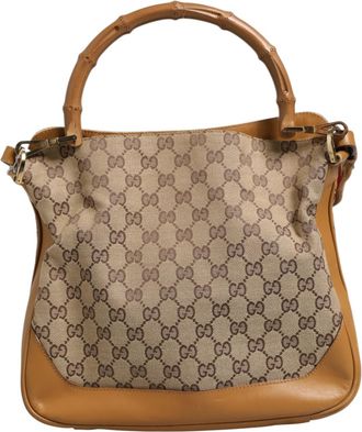 Gucci Diana Small Shoulder Bag in GG Womens Canvas (Pre-Owned)