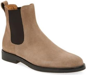 Bruno Magli Maximo Chelsea Boot in Taupe Suede at Nordstrom Rack, Size 10.5