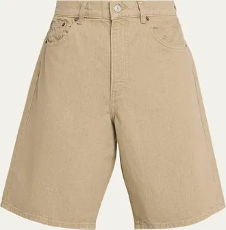 Jeanerica Mens Wide-Leg Denim Shorts