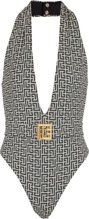 Balmain One-piece, female, Black, Size: XS PB Labyrinth swimsuit