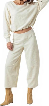 Sundays Miri Long Sleeve Top In Cream
