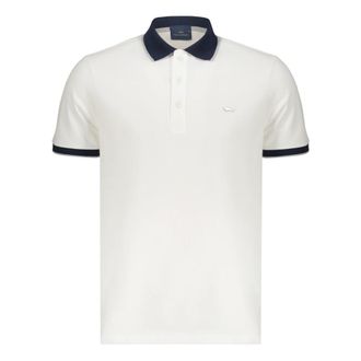 Paul & Shark Paul & Shark, Polo Shirts, male, White, Size: 2XL Short sleeve polo in cotton