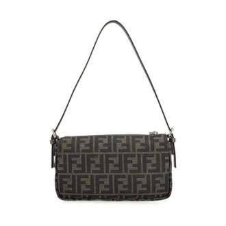Fendi Dames, Tassen, Zwart, Maat: ONE Size Katoen