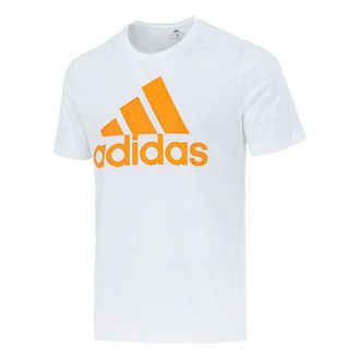 adidas Bl Sj T Logo Sports Short Sleeve Mens White H12173