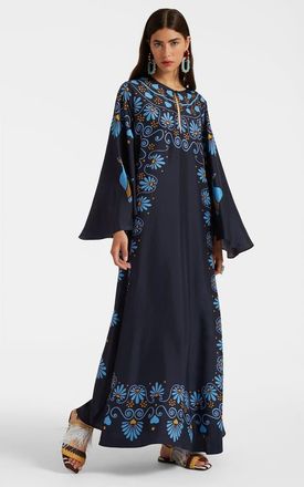 La DoubleJ Flying Kaftan Plac&eacute;e in Olympus Plac&eacute;e Navy at Nordstrom, Size Medium