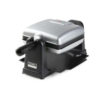Domo Gofrera Giratoria De 1400 W, Acero Inoxidable/negro - Do9272w - Domo