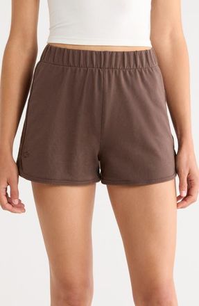 Lacoste Loungewear Sleep Shorts in Grume at Nordstrom, Size X-Small