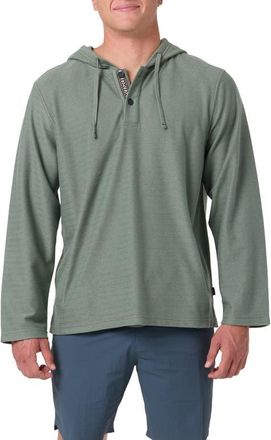 O'Neill Bavaro Cotton Blend Poncho Hoodie in Sage at Nordstrom, Size Xx-Large