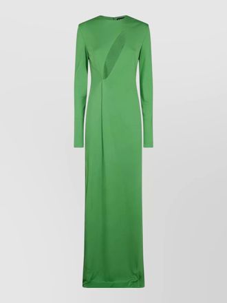 Tom Ford crepe jersey long sleeve evening gown