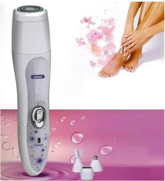 Trade Shop Trade Shop - Depilatore Epilatore Rasoio 4 In 1 Sopracciglia Baffi Gambe Peli Donna Q-7812
