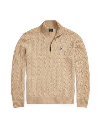 Ralph Lauren CABLE-KNIT WOOL-CASHMERE SWEATER