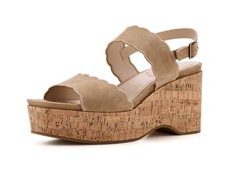 Pelle Moda Cicel Womens Wedge Shoes Fawn : 9.5 M, Leather