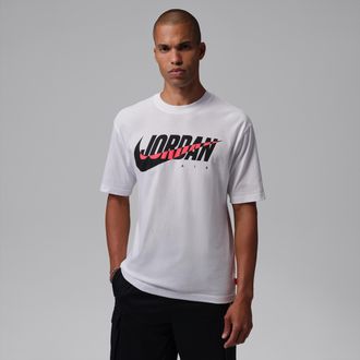 Nike Jordan Mens Jordan Brooklyn Essentials T-Shirt in White | IU1840-100
