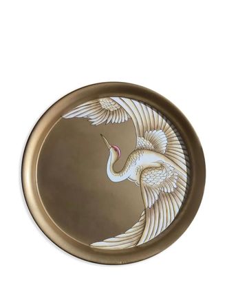 Les-Ottomans Handgeverfd dienblad (36 cm) - Goud