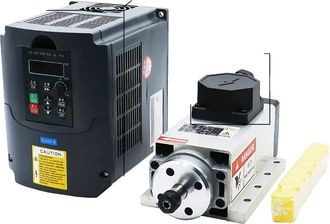 OEM Kit De Husillo Cnc De Alta Velocidad, Dise&ntilde;o Refrigerado Por Aire, Blanco, 87 Mm-b