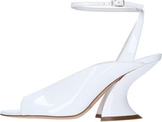 Casadei Elodie Sandalen - Dames - Sandalen met hakken - Wit - 37 EU - Leer - Schoenen